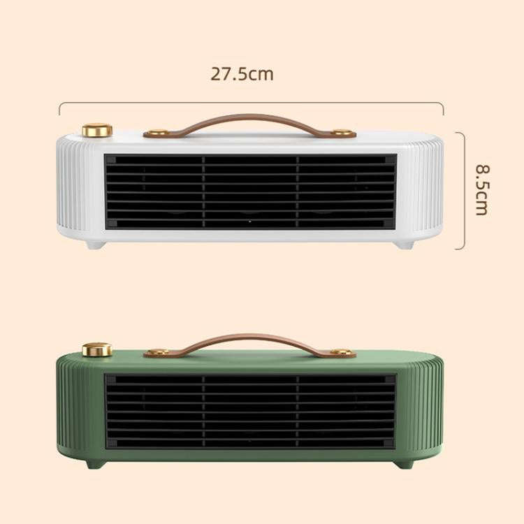 FS007 800W Home Desktop Heater Large Area PTC Heating Device, Spec: EU Plug(Green)
