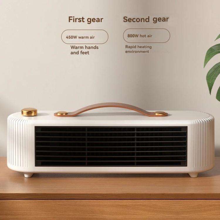 FS007 800W Home Desktop Heater Large Area PTC Heating Device, Spec: EU Plug(Green)