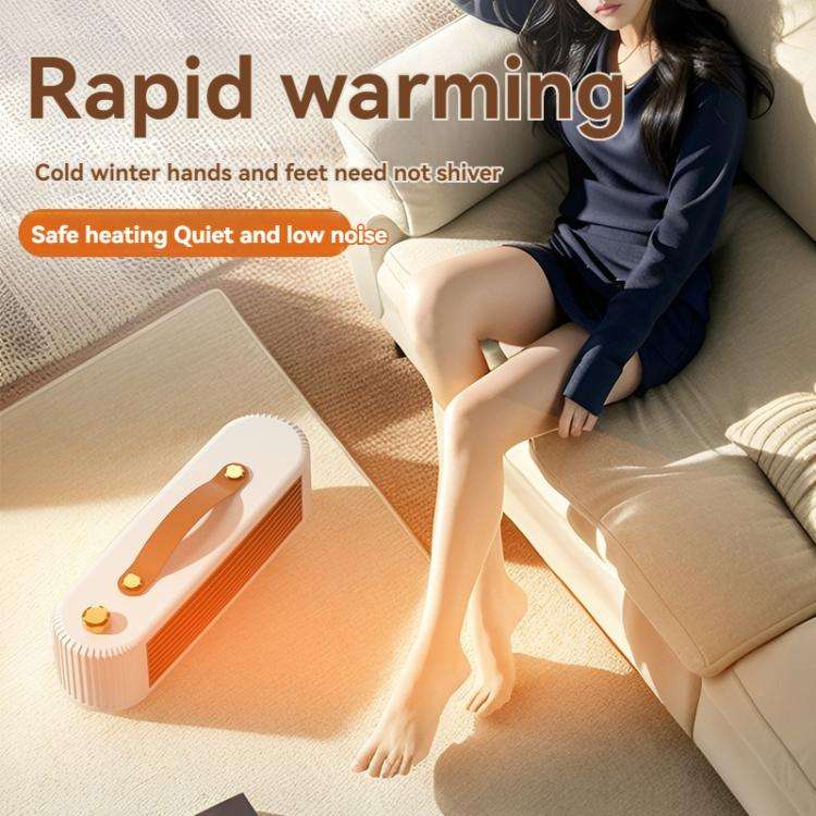 FS007 800W Home Desktop Heater Large Area PTC Heating Device, Spec: EU Plug(Green)