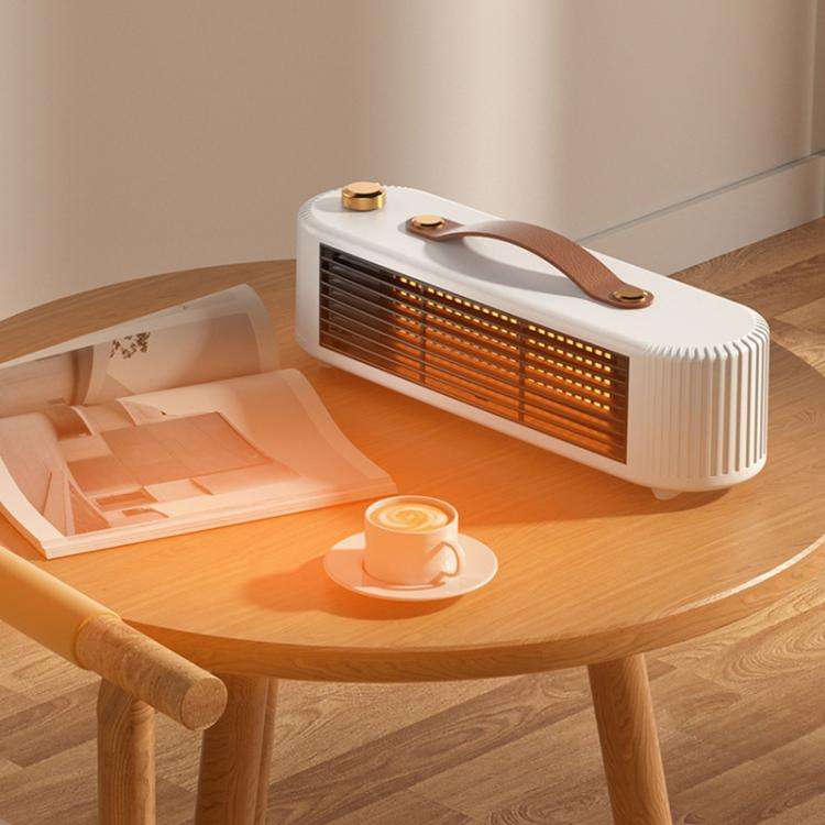 FS007 800W Home Desktop Heater Large Area PTC Heating Device, Spec: EU Plug(Green)
