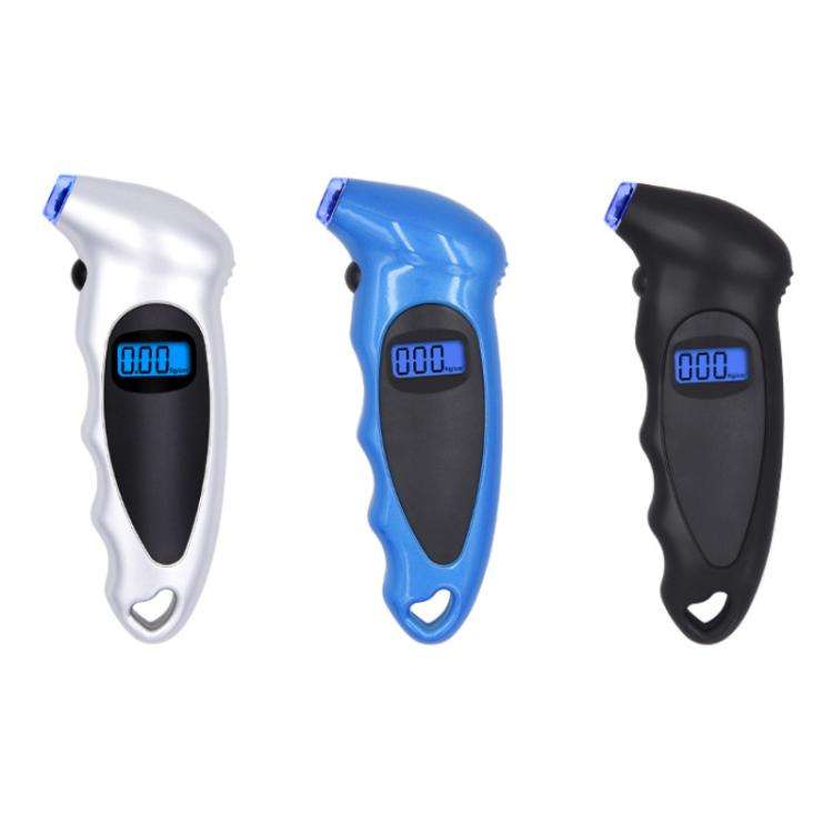 Car High-Precision Detection Digital Display Tire Pressure Gauge(Blue Black)