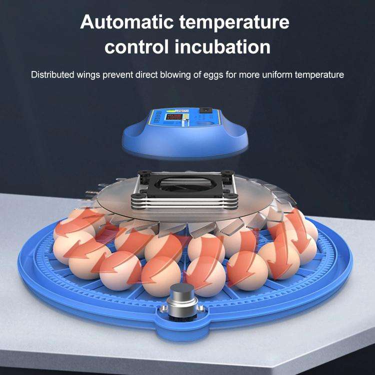 33pcs Bird  Egg Automatic Incubator Supports 12V And 220V Power Supply, EU Plug