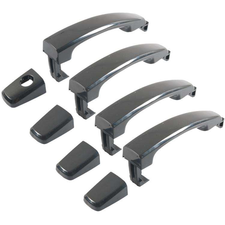 Car Door Outer Handle Accessories For Chevrolet Aveo, Model: Black 4pcs /Set