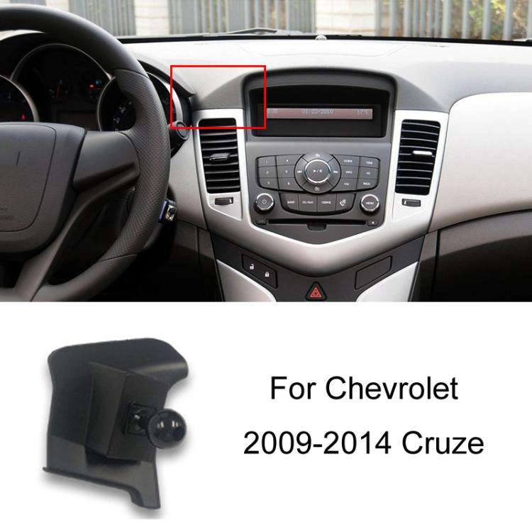 For Chevrolet Left Driving Car Special Mobile Phone Navigation Bracket Base, Model: 09-14 Cruze