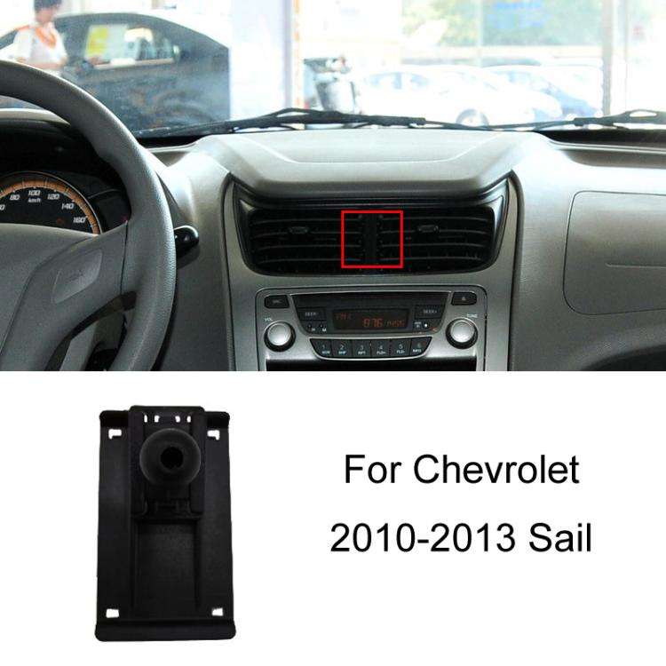 For Chevrolet Left Driving Car Special Mobile Phone Navigation Bracket Base, Model: 10-13 Sail