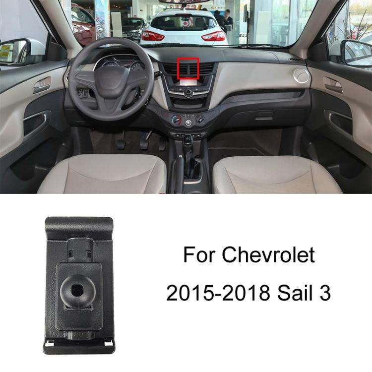 For Chevrolet Left Driving Car Special Mobile Phone Navigation Bracket Base, Model: 15-18 Sail 3