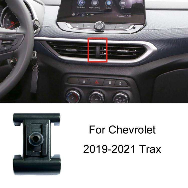 For Chevrolet Left Driving Car Special Mobile Phone Navigation Bracket Base, Model: 19-21 Trax