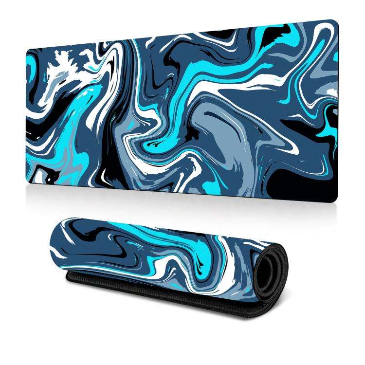 Large Abstract Mouse Pad Gamer Office Computer Desk Mat, Size: 300x600x2mm(Abstract Fluid 9)