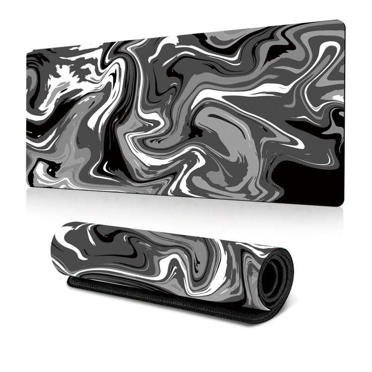 Large Abstract Mouse Pad Gamer Office Computer Desk Mat, Size: 400x900x2mm(Abstract Fluid 2)