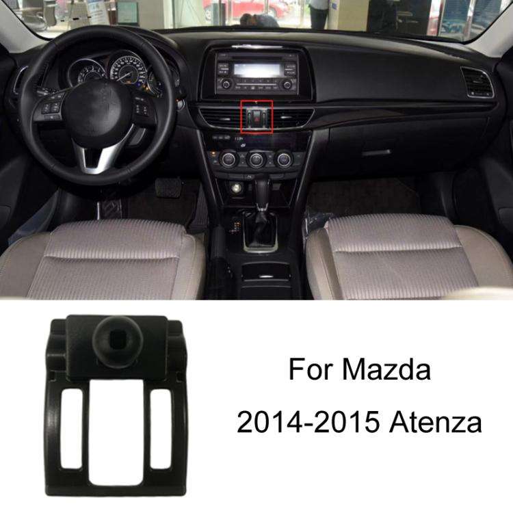 For Mazda Left Driving Car-Mounted Special Mobile Phone Navigation Bracket Base, Model: 14-15 Atenza