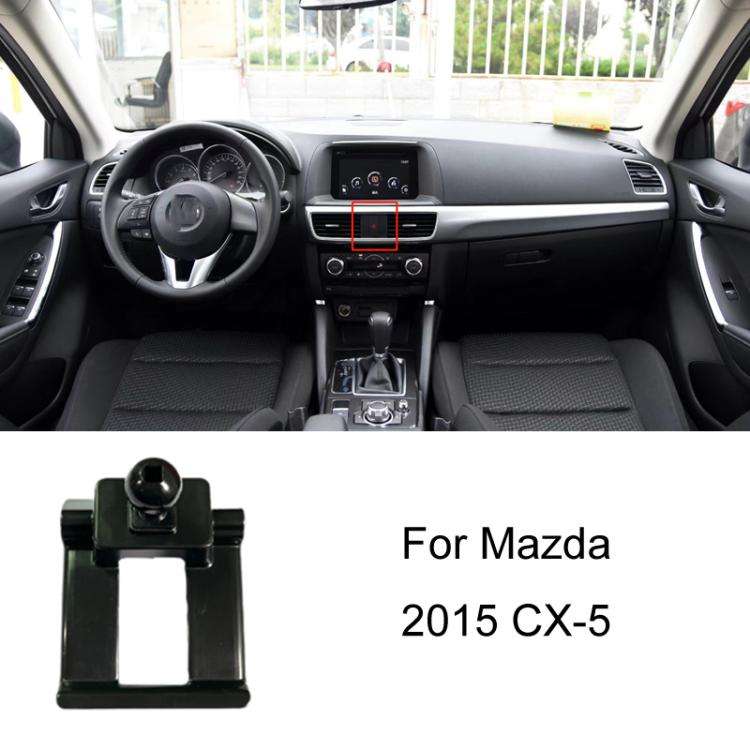 For Mazda Left Driving Car-Mounted Special Mobile Phone Navigation Bracket Base, Model: 15 CX-5
