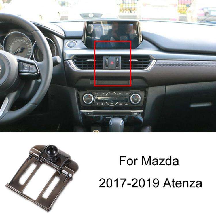 For Mazda Left Driving Car-Mounted Special Mobile Phone Navigation Bracket Base, Model: 17-19 Atenza