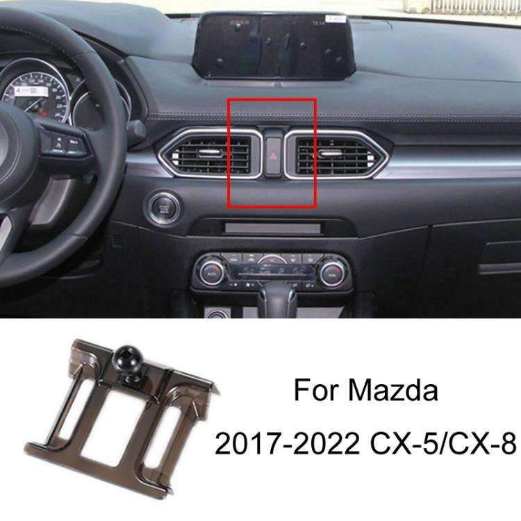 For Mazda Left Driving Car-Mounted Special Mobile Phone Navigation Bracket Base, Model: 17-22 CX-...