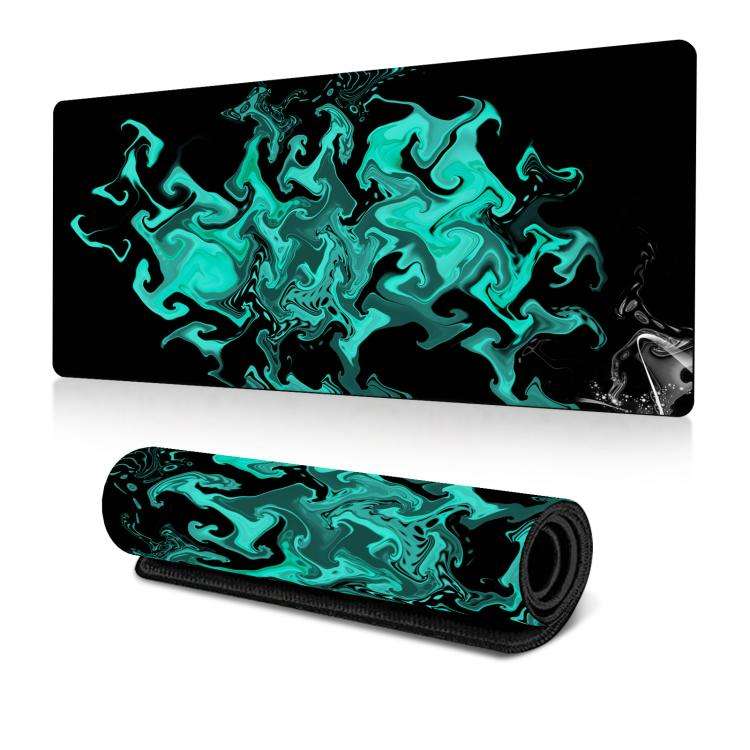 Large Abstract Mouse Pad Gamer Office Computer Desk Mat, Size: 400x900x2mm(Abstract Fluid 34)