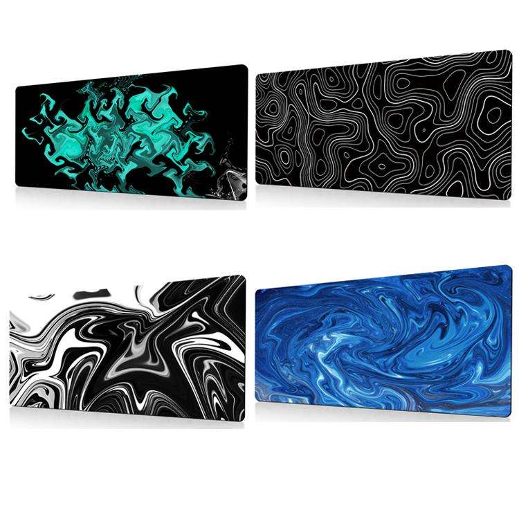 Large Abstract Mouse Pad Gamer Office Computer Desk Mat, Size: 300x800x2mm(Abstract Fluid 25)