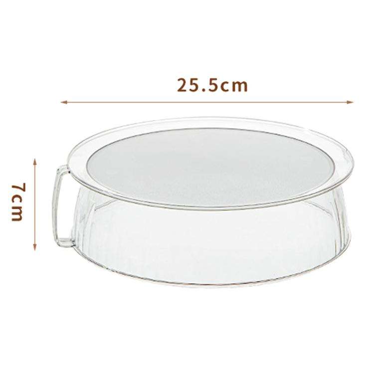 Microwave Food Heating Splashproof Cover Food Grade PC Household High Temperature Resistant Bowl ...