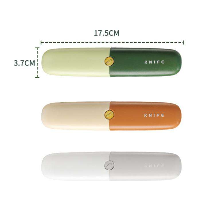 2-in-1 Household Double-headed Multifunctional Portable Fruit Knife Peeler(Gray)