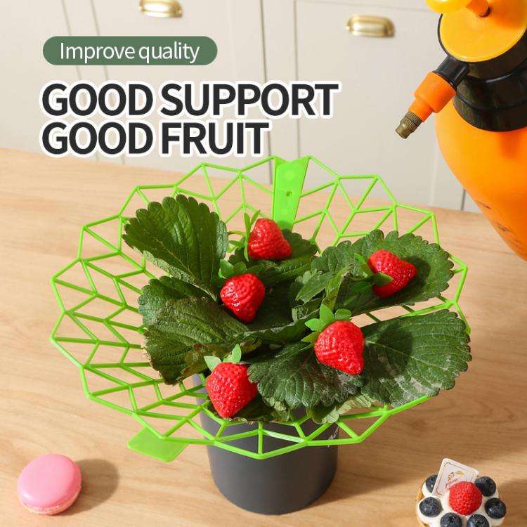 Strawberry Cultivation Anti-Rotting Planting Stand Plant Climbing Rack(Grass Green)