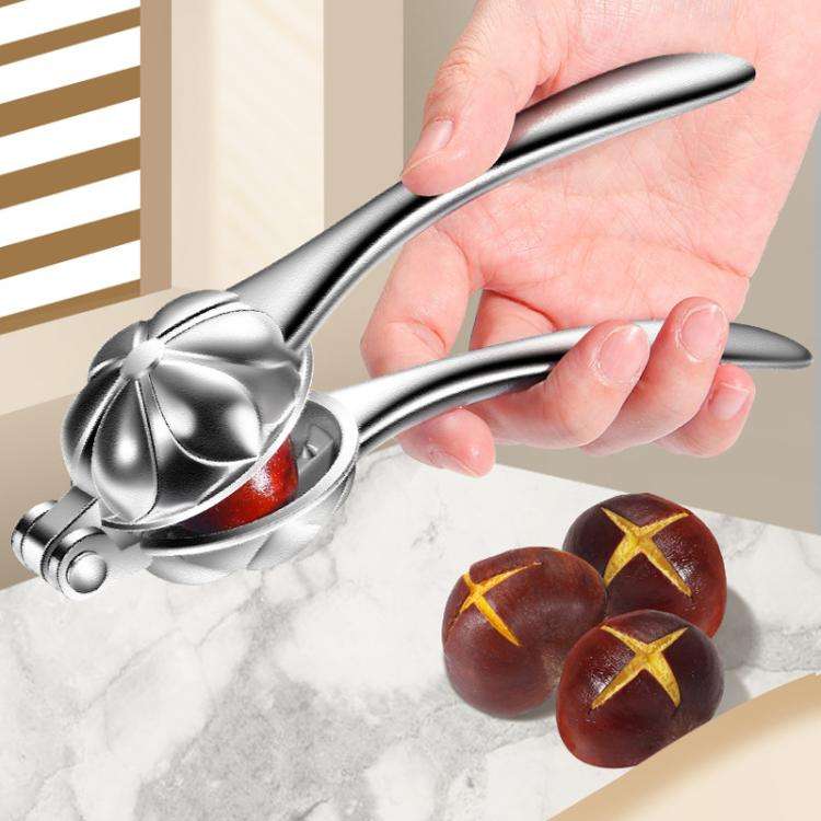 Aluminum Alloy Chestnut Clip Multifunctional Chestnut Opener Multi-purpose Walnut Clip Nut Shelle...