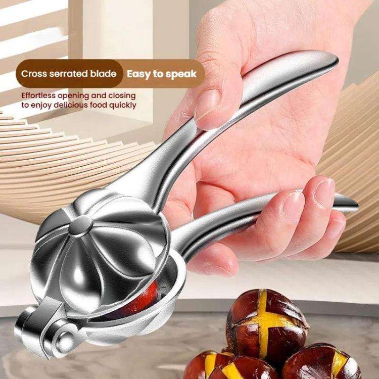 Aluminum Alloy Chestnut Clip Multifunctional Chestnut Opener Multi-purpose Walnut Clip Nut Shelle...