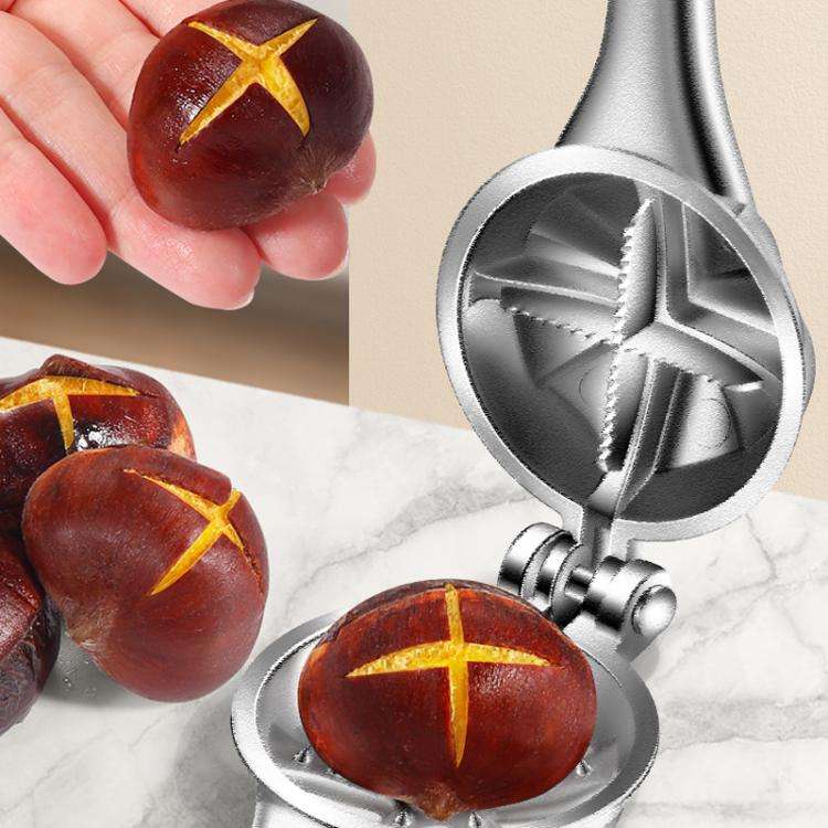 Aluminum Alloy Chestnut Clip Multifunctional Chestnut Opener Multi-purpose Walnut Clip Nut Shelle...