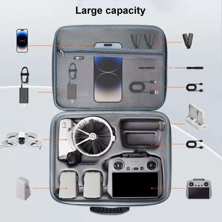For DJI Flip CYNOVA FL-SNB-CY Drone Storage Bag Portable Handheld Bag, Style: RC2 Screen Control ...