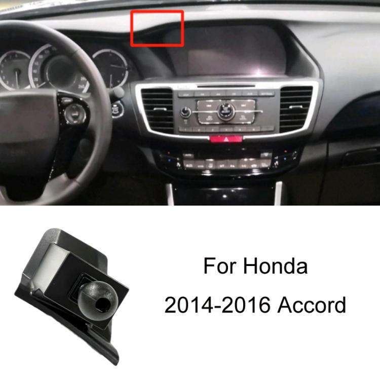 For Honda Left-hand Drive Car-Mounted Mobile Phone Navigation Holder Base, Model: 14-16 Accord