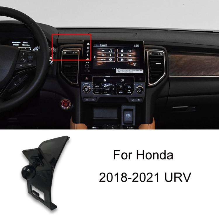 For Honda Left-hand Drive Car-Mounted Mobile Phone Navigation Holder Base, Model: 18-21 URV