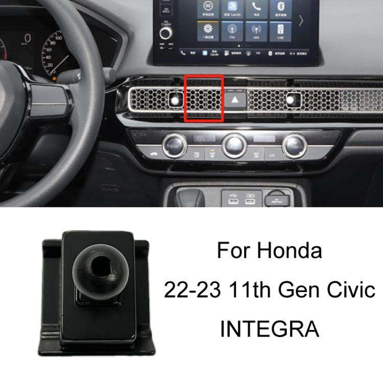 For Honda Left-hand Drive Car-Mounted Mobile Phone Navigation Holder Base, Model: 22-23 11th Gene...