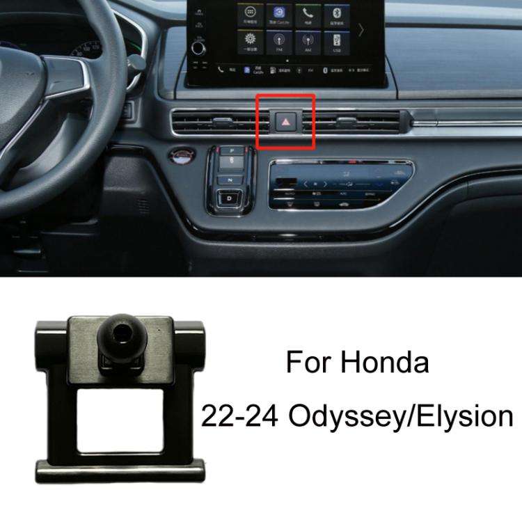For Honda Left-hand Drive Car-Mounted Mobile Phone Navigation Holder Base, Model: 22-24 Odyssey/E...