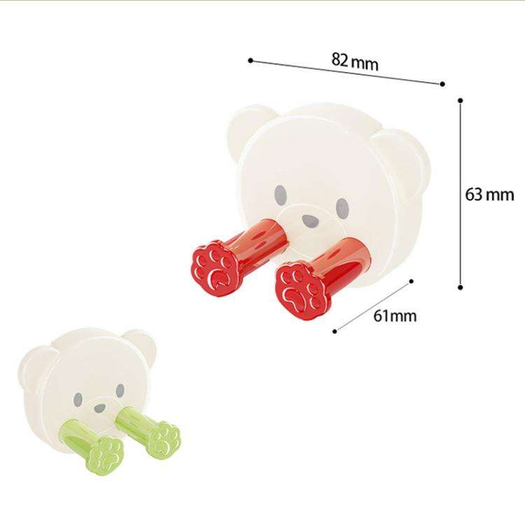 Suction Cup Plug Hook Hole-free Power Cord Wall Fixer Data Cable Storage Organizer(Creamy Red)