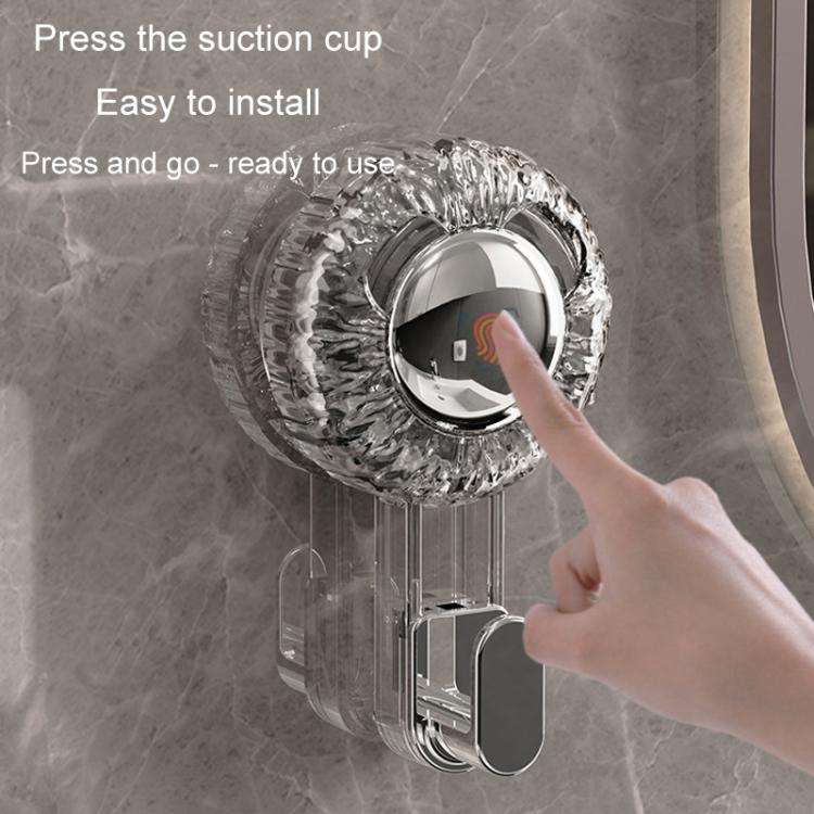 Rotary Suction Cup Hook Strong Vacuum Sticky Hook Traceless Household Multifunctional Holder(Tran...