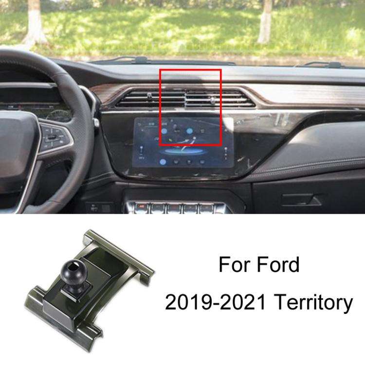 For Ford Left Driving Car Special Mobile Phone Navigation Bracket Base, Model: 19-21 Territory