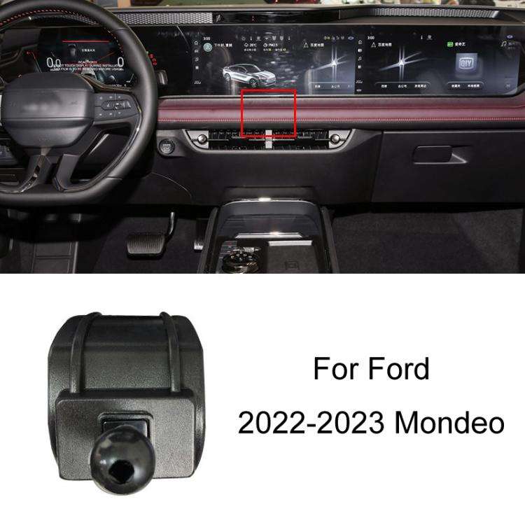 For Ford Left Driving Car Special Mobile Phone Navigation Bracket Base, Model: 22-23 Mondeo