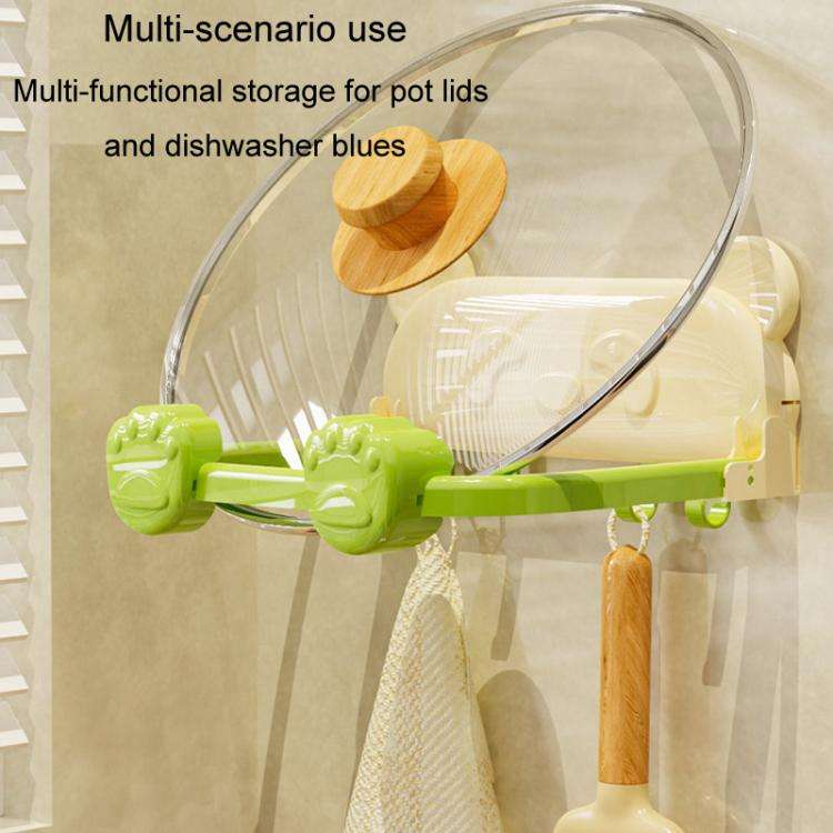 Suction Cup Basin Rack Bathroom No-Punch Foldable Multifunction Hook Organizer Wall Shelf(Creamy ...