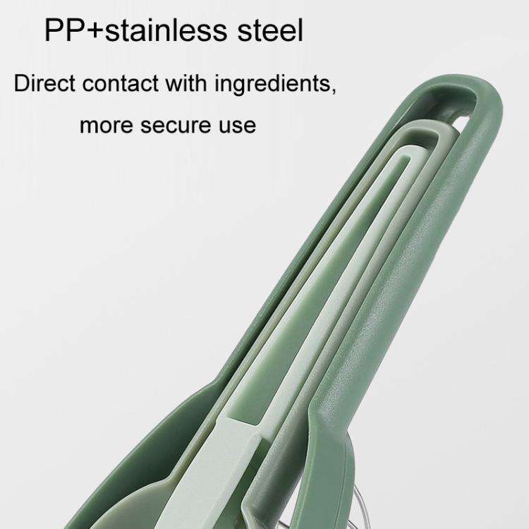 Multifunctional 3 In 1 Avocado Slicer Kitchen Household Fruit Cutter(Green)