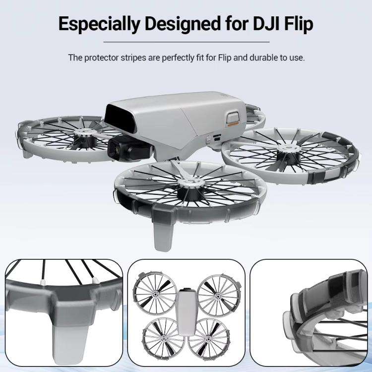 For DJI Flip CYNOVA FL-FZT-CY Paddle Impact Protectors(Green)