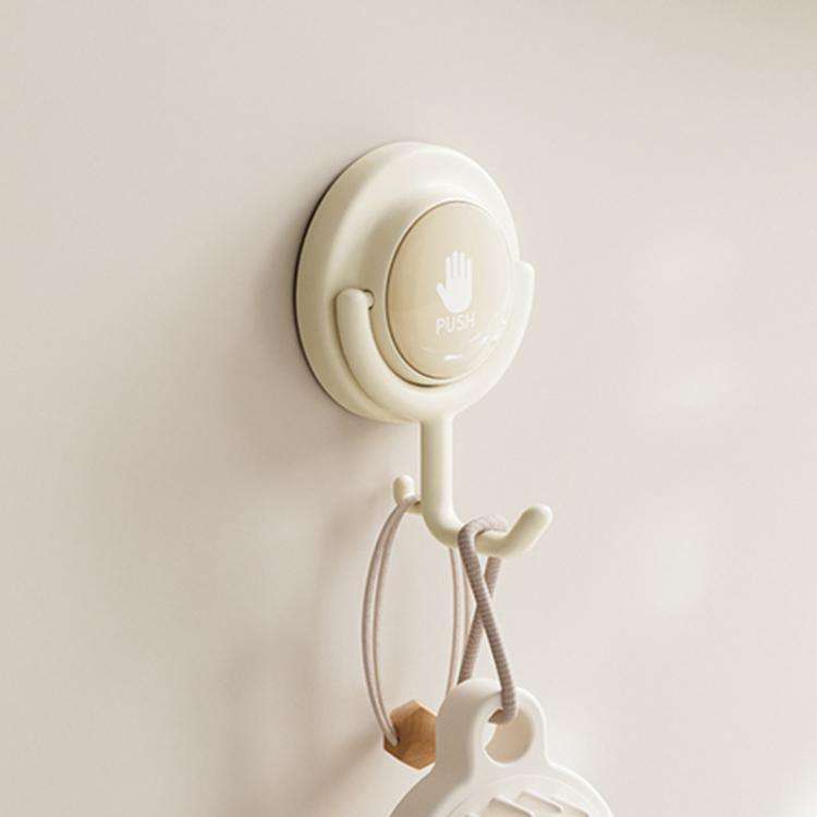 Suction Cup Hook No Hole Bathroom Strong Load-bearing Swivel Wall Behind Door No Trace Sticky Wal...