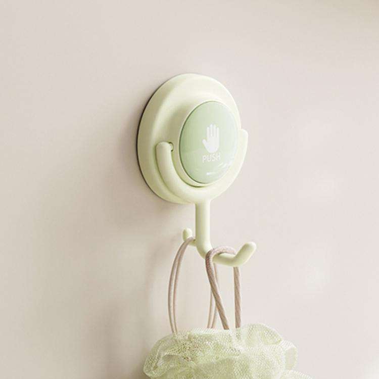 Suction Cup Hook No Hole Bathroom Strong Load-bearing Swivel Wall Behind Door No Trace Sticky Wal...