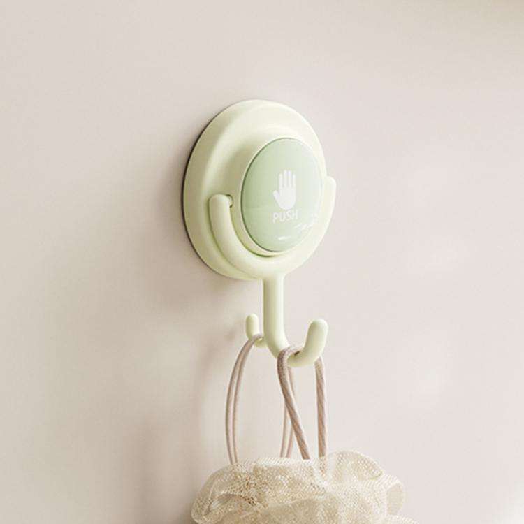 Suction Cup Hook No Hole Bathroom Strong Load-bearing Swivel Wall Behind Door No Trace Sticky Wal...