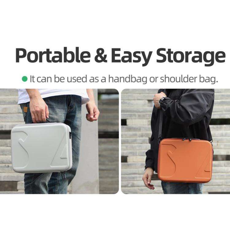 For DJI Flip Sunnylife FP-B958 Storage Bag Vlog Aerial Camera Protective Case Accessory(Gray)