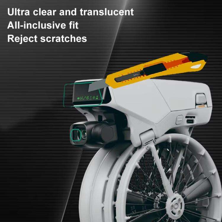 For DJI Flip CQT 4 In 1 Drone Nano Lens Radar Scratch Resistant HD Full Wrap Protective Film