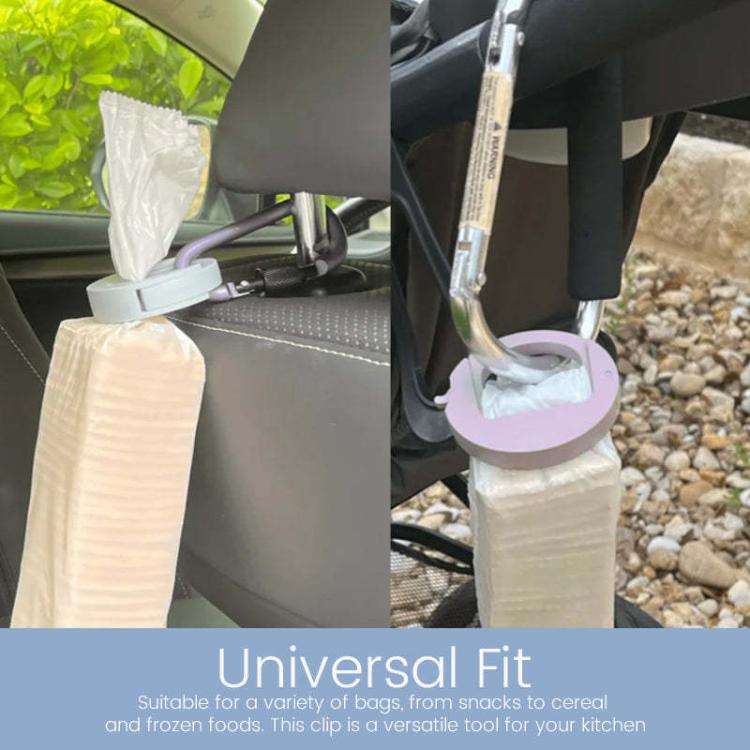 Household Food Moisture Resistant Storage And Sealing Safety Clip(Purple)