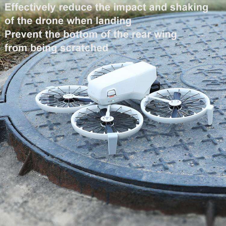 1pair For DJI Flip Drone Landing Gear Height Enhancement Rear Stand Gimbal Protector Bracket Acce...