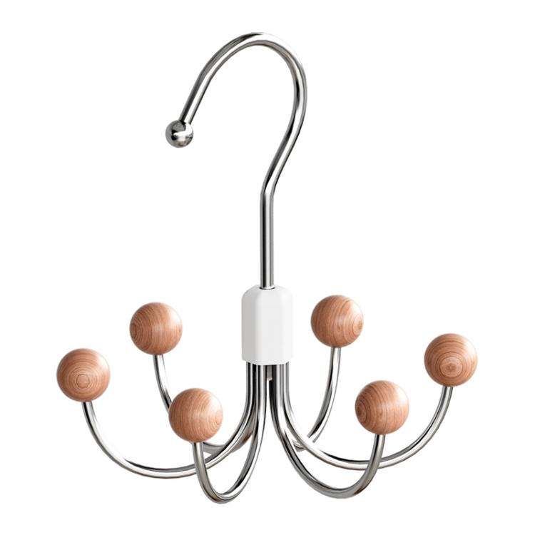 Six Claws Hooks 360 Degree Rotating Wardrobe Bag Hanger Multi-functional Underwear Clothes Storag...