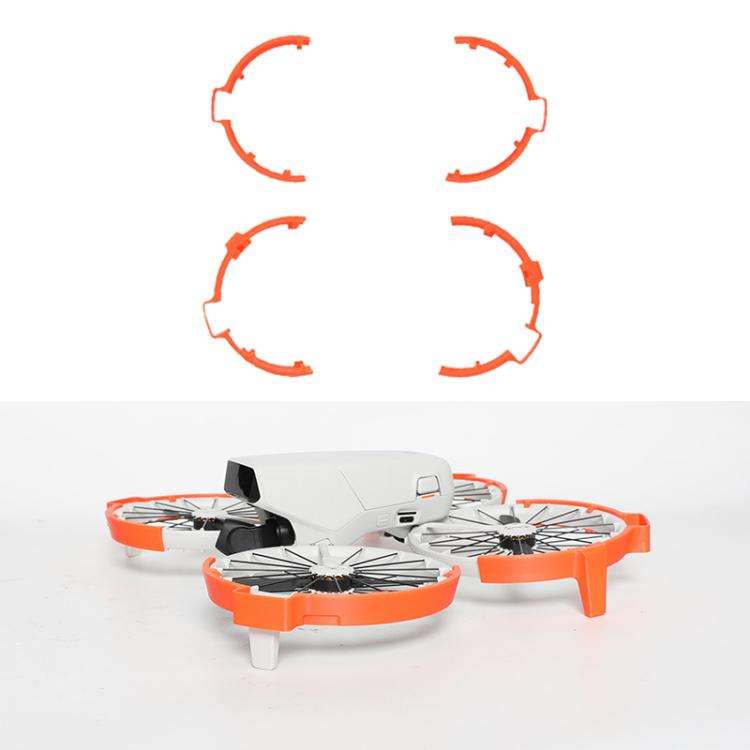 For DJI Flip Drone With Tripod Bumper Ring(Orange)