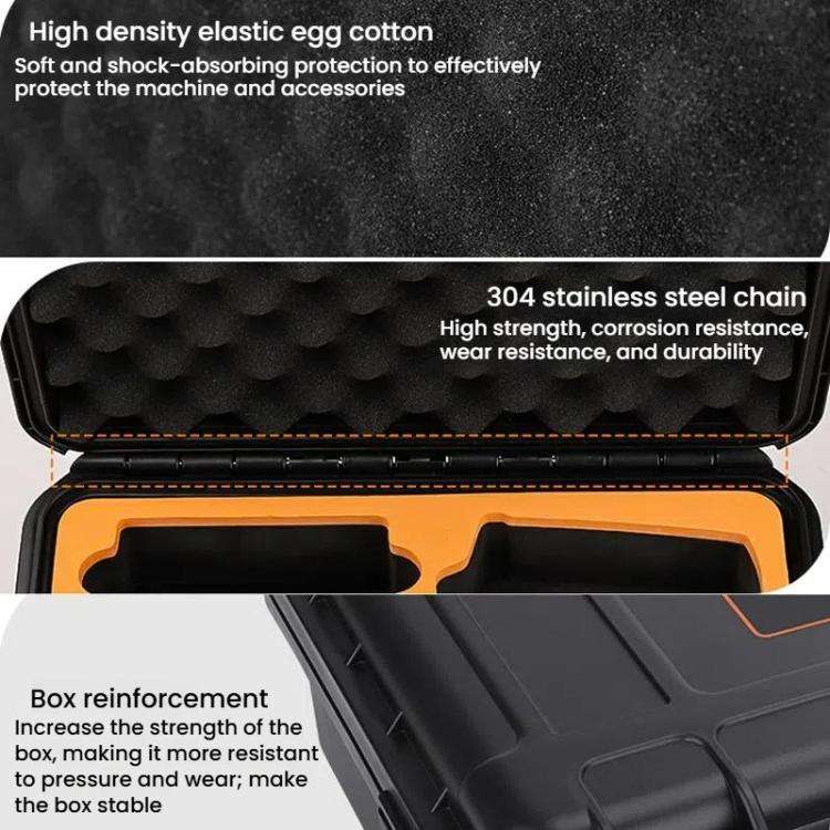 For DJI Flip Sunnylife AQX-19 Waterproof Storage Protective Suitcase Aerial Camera Smooth Flying ...