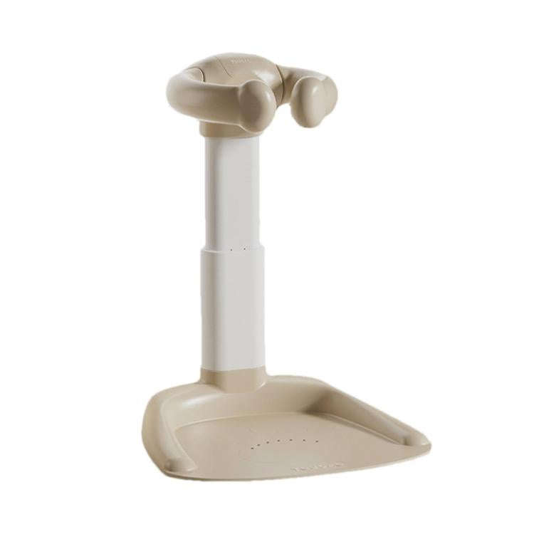 Household Bathroom Non-Slip Baby Standing Bath Tub Rack(Khaki)