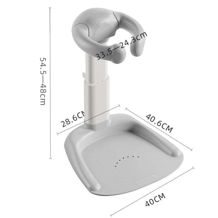 Household Bathroom Non-Slip Baby Standing Bath Tub Rack(Khaki)