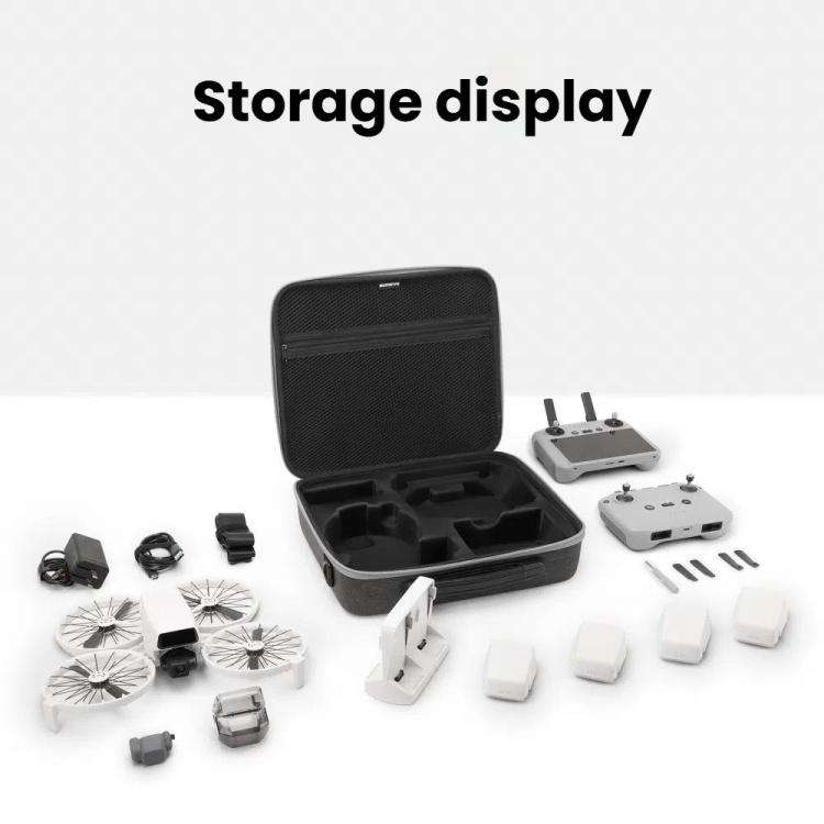 For DJI Flip Sunnylife FP-B959 Organizer Bag Smooth Flying Kit Crossbody Bag(Gray)